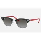 Ray Ban Clubmaster RB4354 Sunglasses + Black Frame Grey Lens