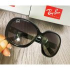 Ray Ban Jackie Ohh Ii Butterfly Sunglasses RB4098 Polished Black Frame Gray Lenses