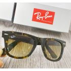 Ray Ban RB2140 Wayfarer Sunglasses Havana Frame Polarized Clear Brown Lenses