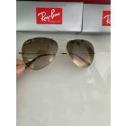 Ray Ban Rb3025 Classic Aviator Sunglasses Arista Frame Clear Gradient Brown Lenses