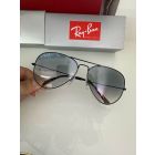 Ray Ban Rb3025 Classic Aviator Sunglasses Black Frame Clear Gray Lenses