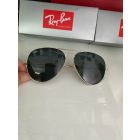 Ray Ban Rb3025 Classic Aviator Sunglasses Gold Frame Black Lenses