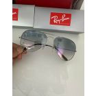 Ray Ban Rb3025 Classic Aviator Sunglasses Silver Frame Clear Gray Lenses