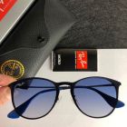 Ray Ban Rb3539 Erika Metal Sunglasses Blue Black Frame Gradient Blue Lenses