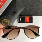 Ray Ban Rb3539 Erika Metal Sunglasses Brown Frame Gradient Brown Lenses