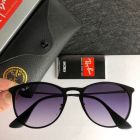 Ray Ban Rb3539 Erika Metal Sunglasses Matte Black Frame Gradient Purple Lenses