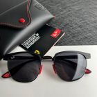 Ray Ban RB3698M Scuderia Ferrari Collection Sunglasses Black Frame Gray Lenses