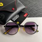 Ray Ban Rb3703m Scuderia Ferrari Collection Sunglasses Silver Frame Purple Lens
