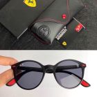 Ray Ban Rb4296m Scuderia Ferrari Collection Sunglasses Black Frame Gray Lens