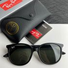 Ray Ban RB4378 Women Sunglasses Matte Black Frame G-15 Green Lenses
