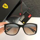 Ray Ban Rb8356m Scuderia Ferrari Collection Sunglasses Black Frame Clear Brown Lenses