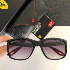 Ray Ban Rb8356m Scuderia Ferrari Collection Sunglasses Black Frame Clear Purple Lenses