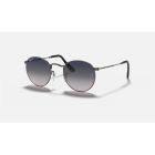 Ray Ban Round Metal Collection Online Exclusives RB3447 Sunglasses Blue Gunmetal