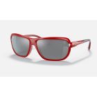 Ray Ban Scuderia Ferrari Collection RB4365 Sunglasses Grey Mirror Red