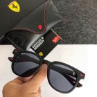 Ray Ban Scuderia Ferrari Sunglasses Matte Black Frame Gray Lens