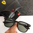 Ray Ban Scuderia Ferrari Sunglasses Matte Black Frame Green Lens