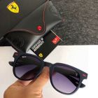 Ray Ban Scuderia Ferrari Sunglasses Navy Blue Frame Purple Lens