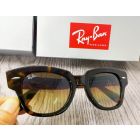 Ray Ban State Street RB2186 Sunglasses Havana Frame Clear Brown Lenses
