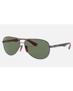 Ray Ban Scuderia Ferrari Collection Sunglasses Green Classic Gunmetal