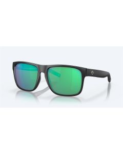 Costa Spearo Xl Sunglasses Matte Black Frame Green Mirror Polarized Glass Lense