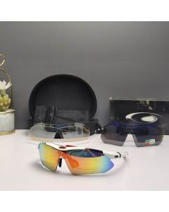 Oakley 0089 Sunglasses White Frame Polarized Galaxy Lenses