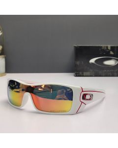 Oakley Batwolf Sunglasses White Frame Prizm Ruby Polarized Lenses