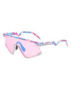 Oakley BXTR Sunglasses OO9280 Broken Flower Frame Prizm Pink Lense