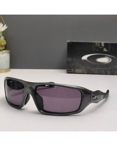 Oakley C Six Sunglasses Polished Black Frame Polarized Gray Lenses