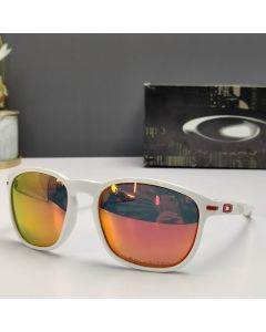 Oakley Enduro Sunglasses White Frame Polarized Ruby Lenses