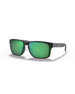 Oakley Holbrook Low Bridge Fit Sunglasses Matte Black Ink Frame Prizm Jade Lens