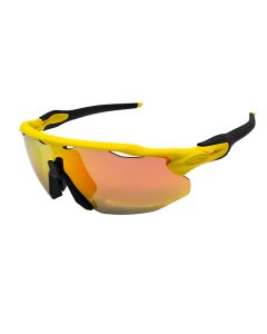 Oakley Radar® EV Advancer Sunglasses OO9442 Yellow Frame Prizm Ruby Lens