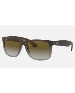 Ray Ban Justin Classic RB4165 Sunglasses + Brown Frame Green Classic Lens