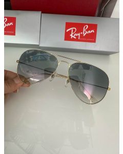 Ray Ban Rb3025 Classic Aviator Sunglasses Gold Frame Clear Gray Lenses