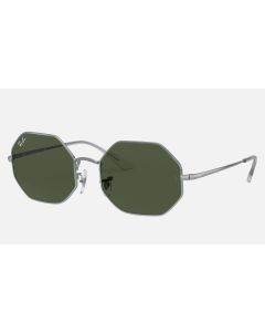 Ray Ban Roctagon RB1972 Sunglasses Green Classic G-15 Silver