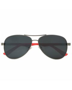 Ray Ban Scuderia Ferrari Collection Rb8313M Sunglasses Gun Gray Frame Black Gray Lens