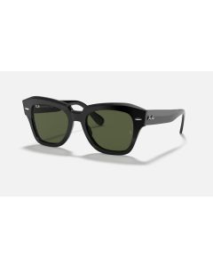 Ray Ban State Street RB2186 Sunglasses Green Classic G-15 Black